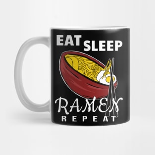 Eat Sleep Ramen Repeat Japan Shirt Mug